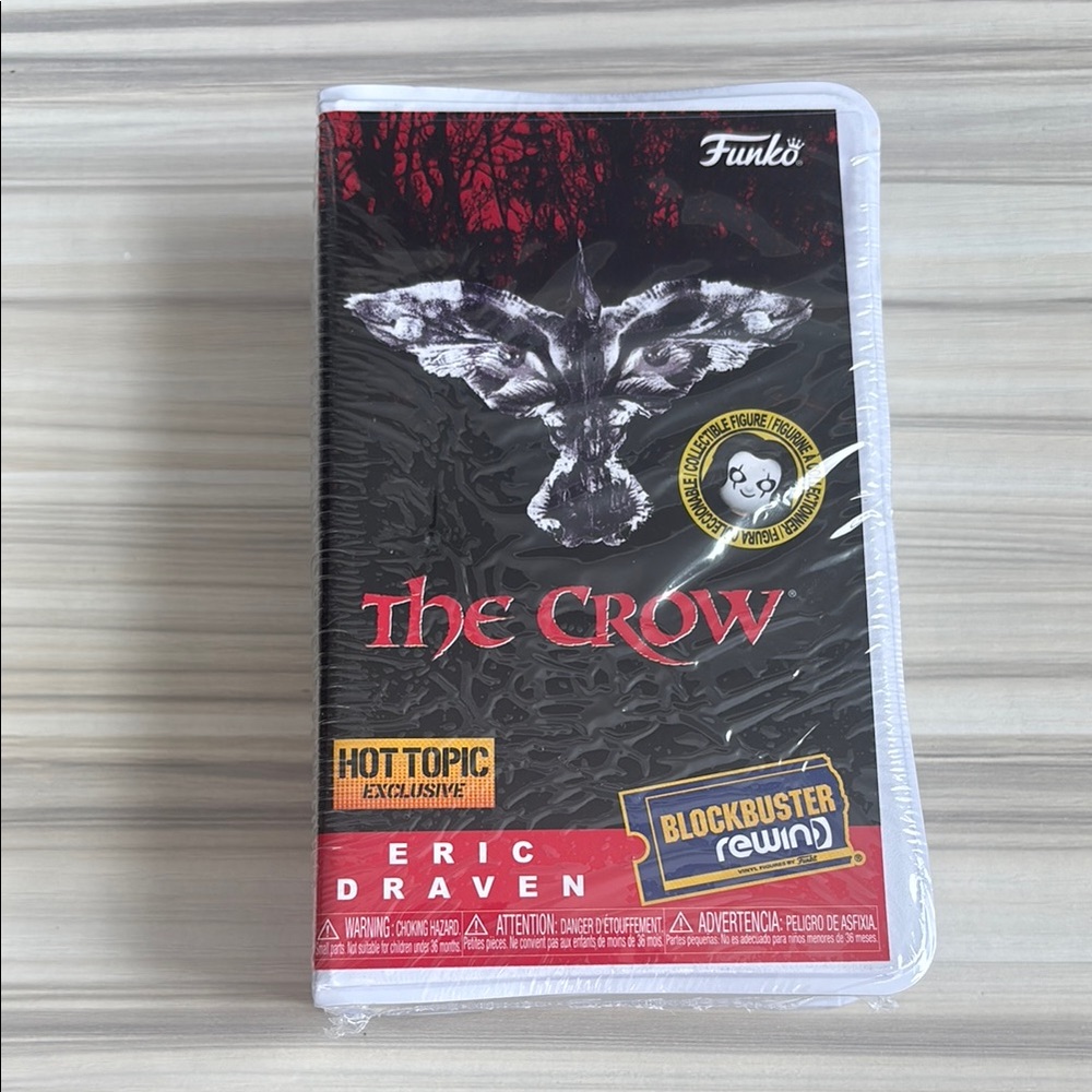 Funko The Crow Hot Topic Exclusive Blockbuster Rewind Eric Draven Figure
